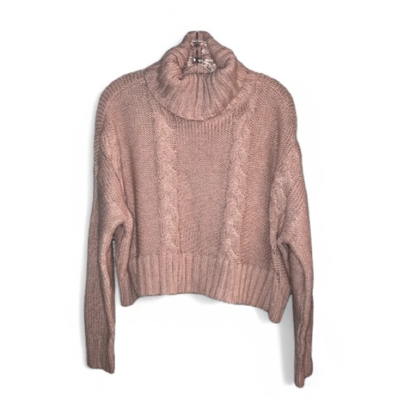 Calvin Klein Women’s Sweater Size XS | Stretchy Cropped Oversize | Cable Knit - Picture 1 of 11